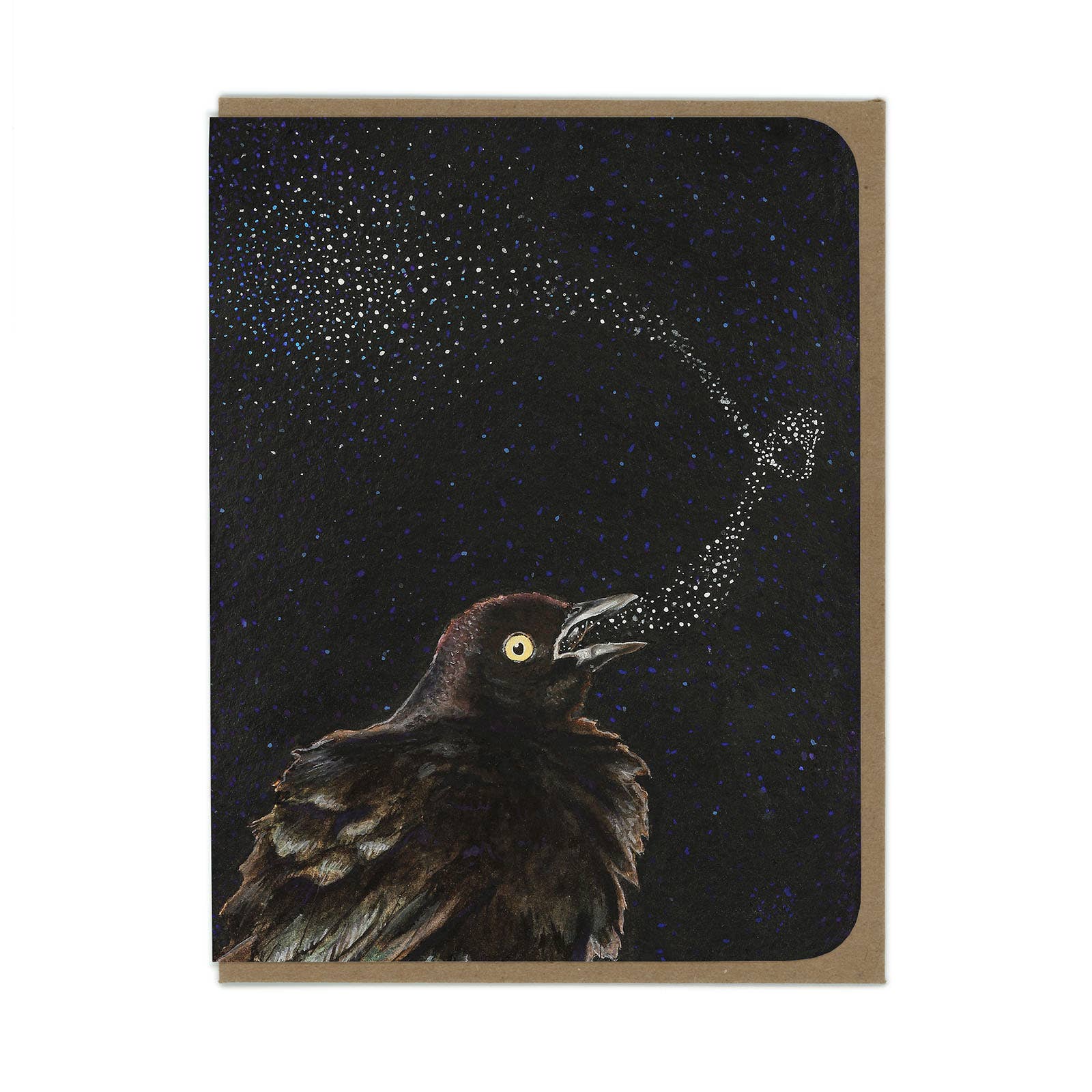 Blackbird Singing Greeting Card