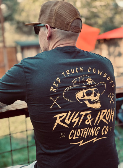 Red Truck Cowboys Tee Men's