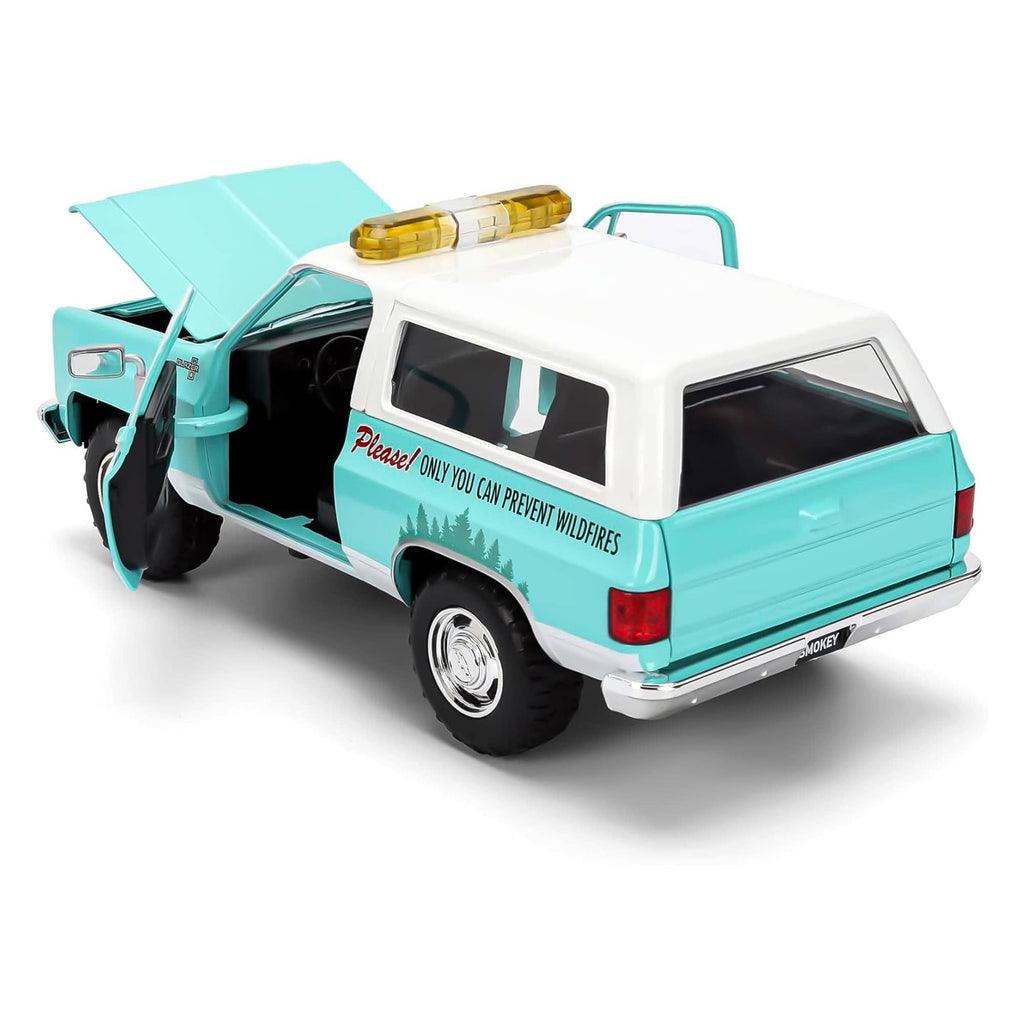 Collectible Smokey Bear 1:24 HWR '80 Chevy Blazer w/ Smokey Bear