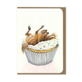 BIRTHDAY Horse Cupcake - Greeting Card