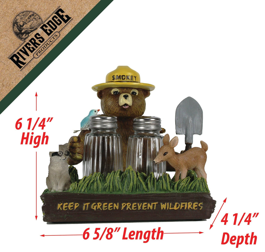 Collectible Salt and Pepper Shakers-Smokey Friends and Nature