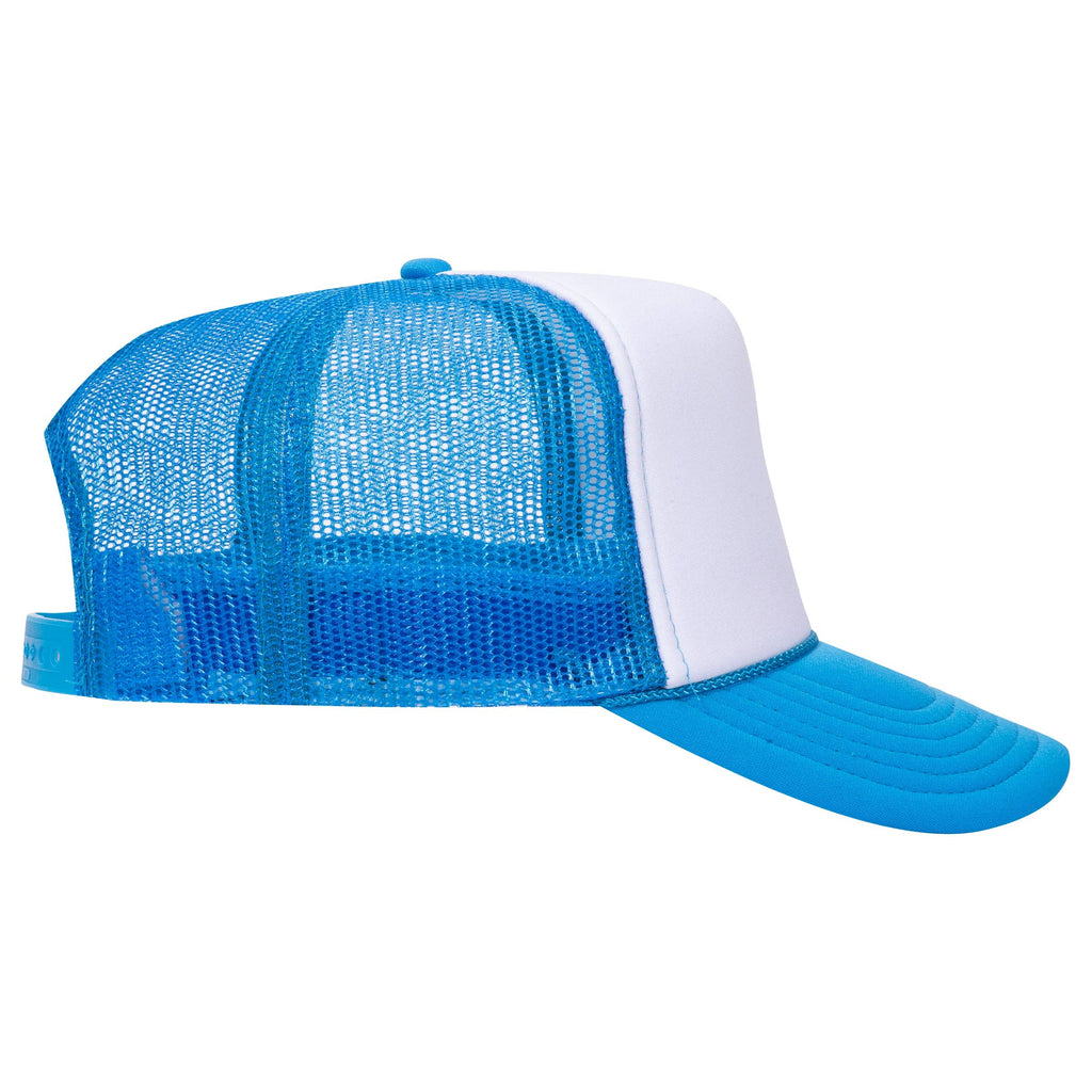 Otto 55-133 5-Panel High Crown Foam Trucker Hats - Neon Colors