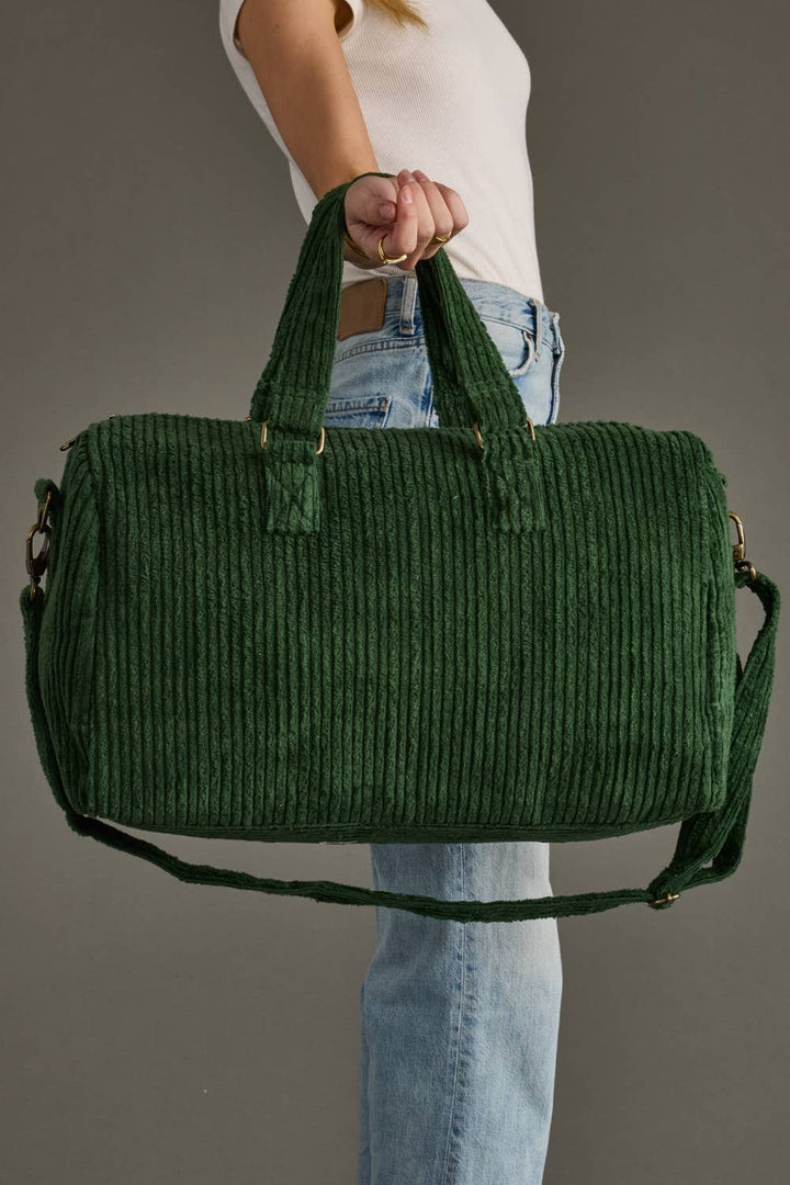 Dk. Green Corduroy Duffel