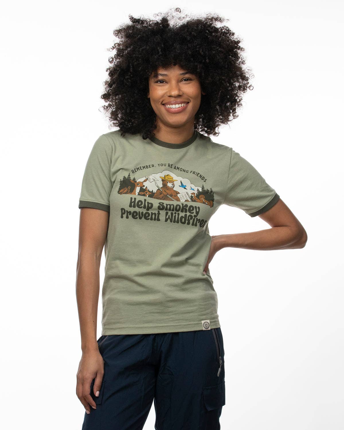 T-Shirt Smokey Among Friends Ringer