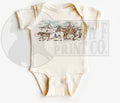 Desert Calf Roper S/S Onesie
