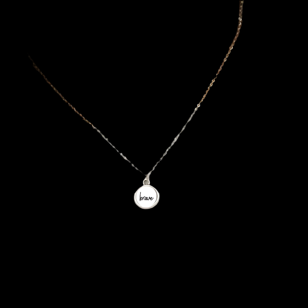 Brave Pendant Silver Tone