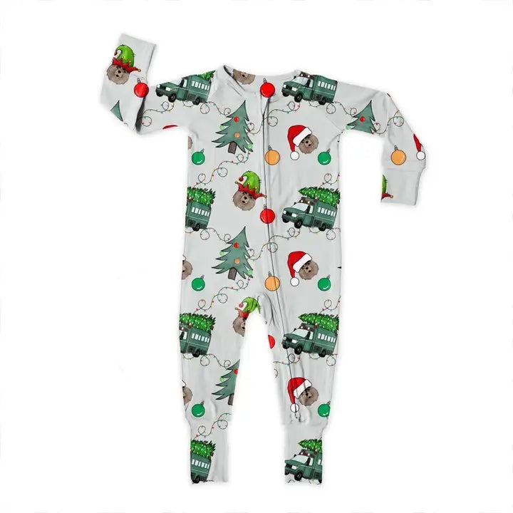Footie Christmas Wildland Pajamas