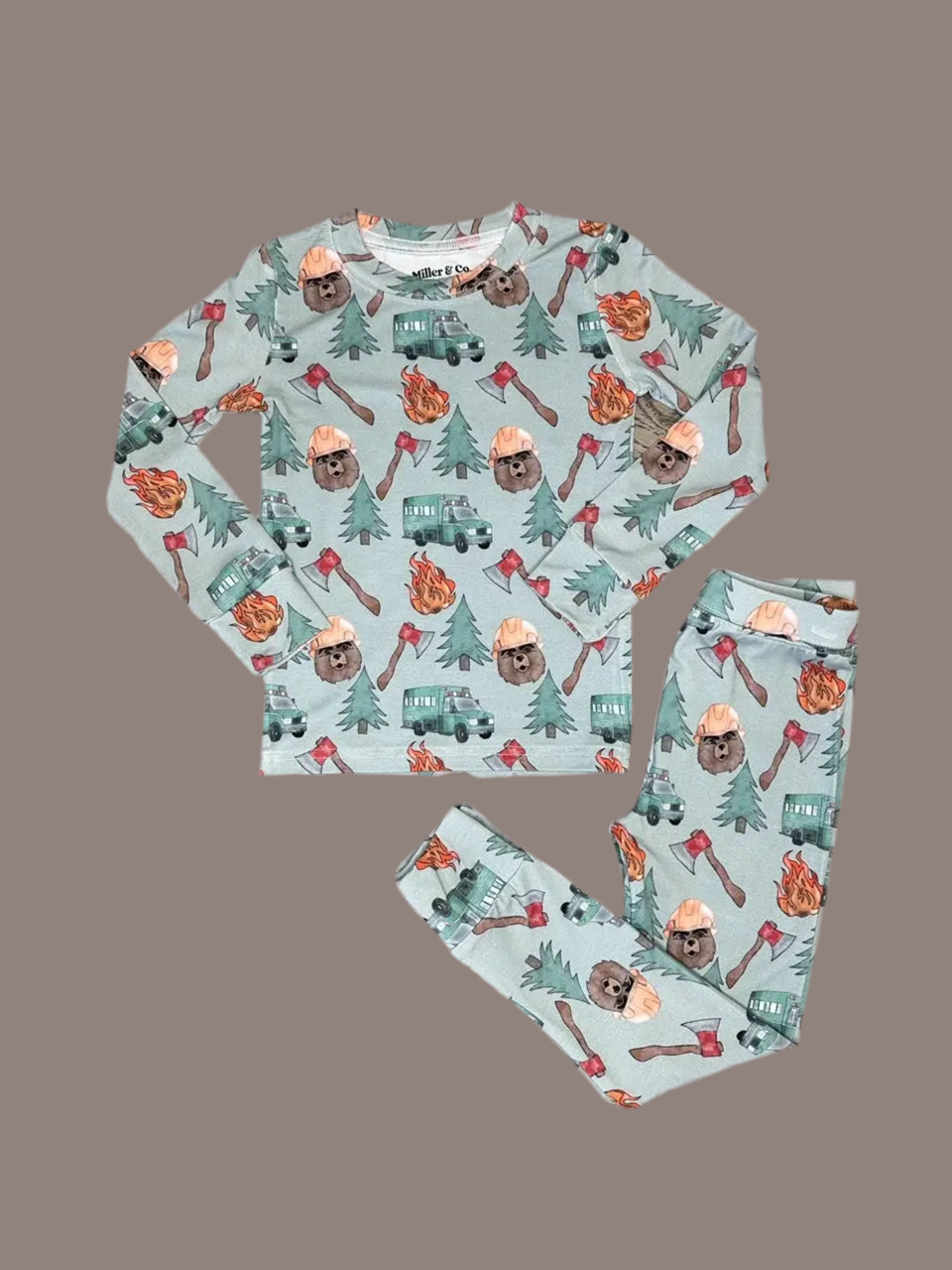 2-Piece Wildland PJ Long Pants and Long Sleeve Set
