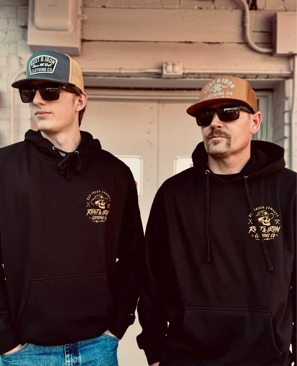 Red Truck Cowboys Hoodie Rust & Iron Clothing