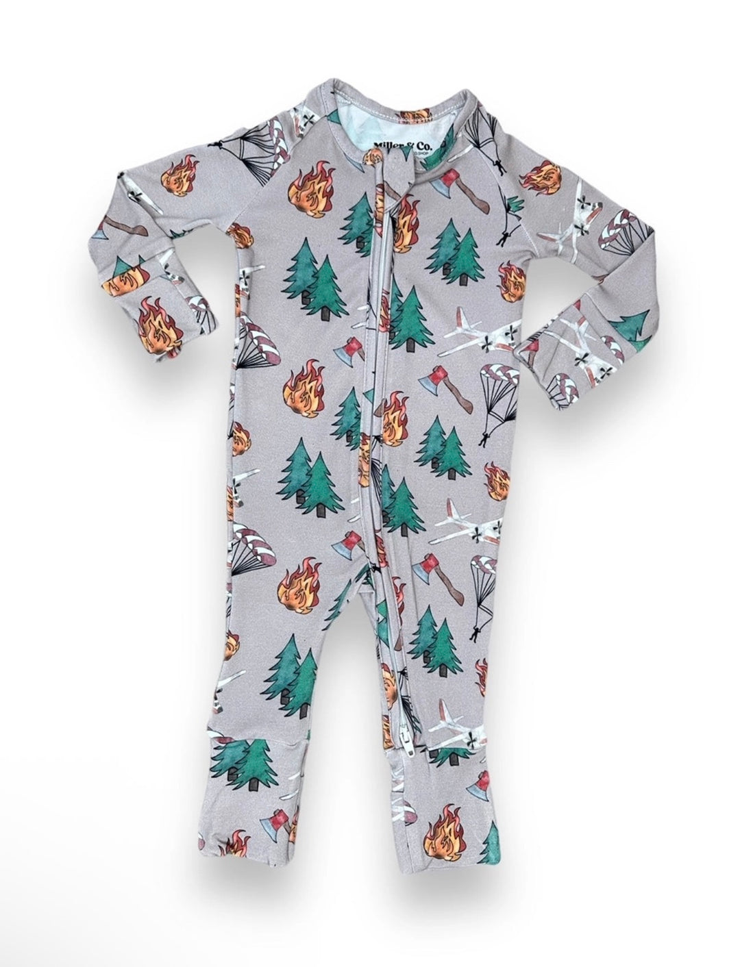 Smokejumper Zipper Footie