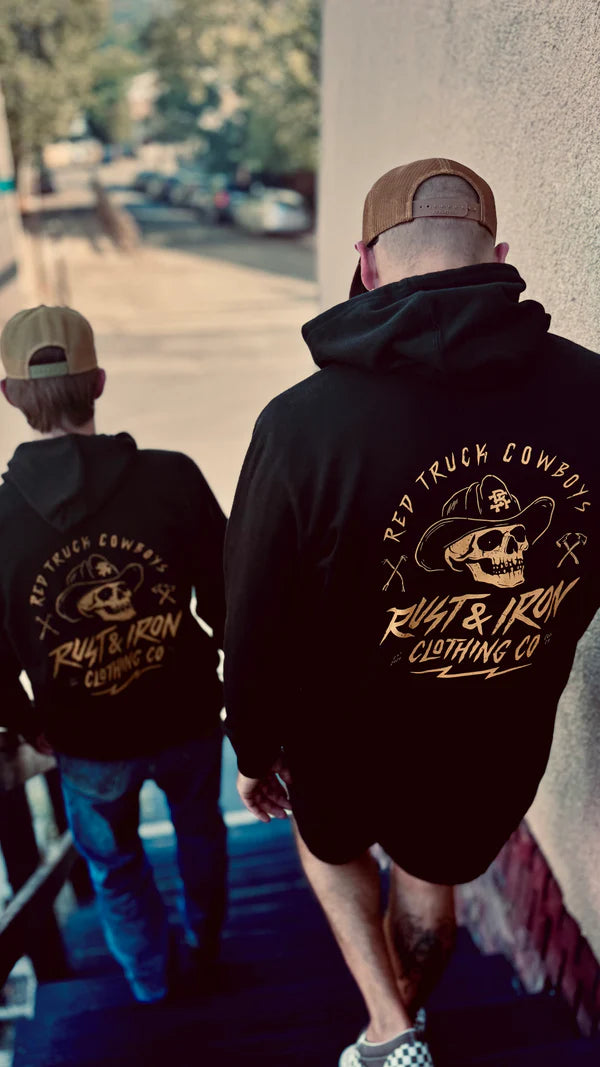 Red Truck Cowboys Hoodie Rust & Iron Clothing