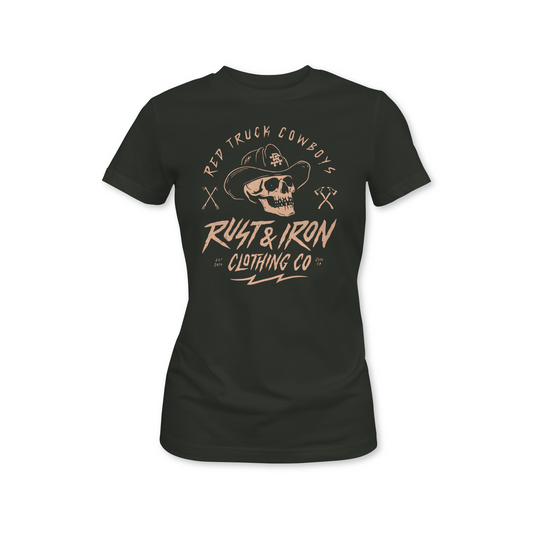 Red Truck Cowboys Tee W's