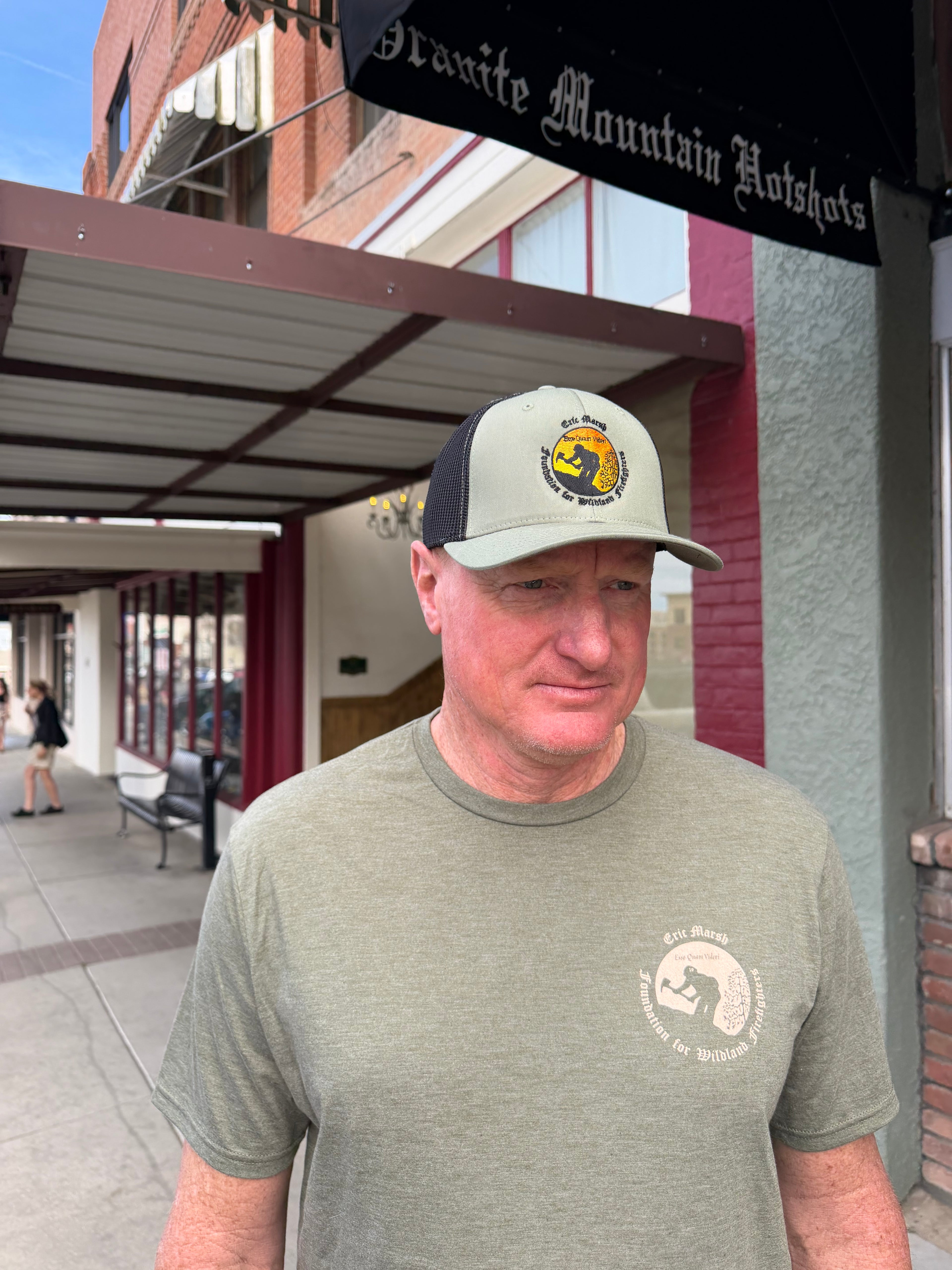 OG EMF Sunset Logo Flex Fit Hat