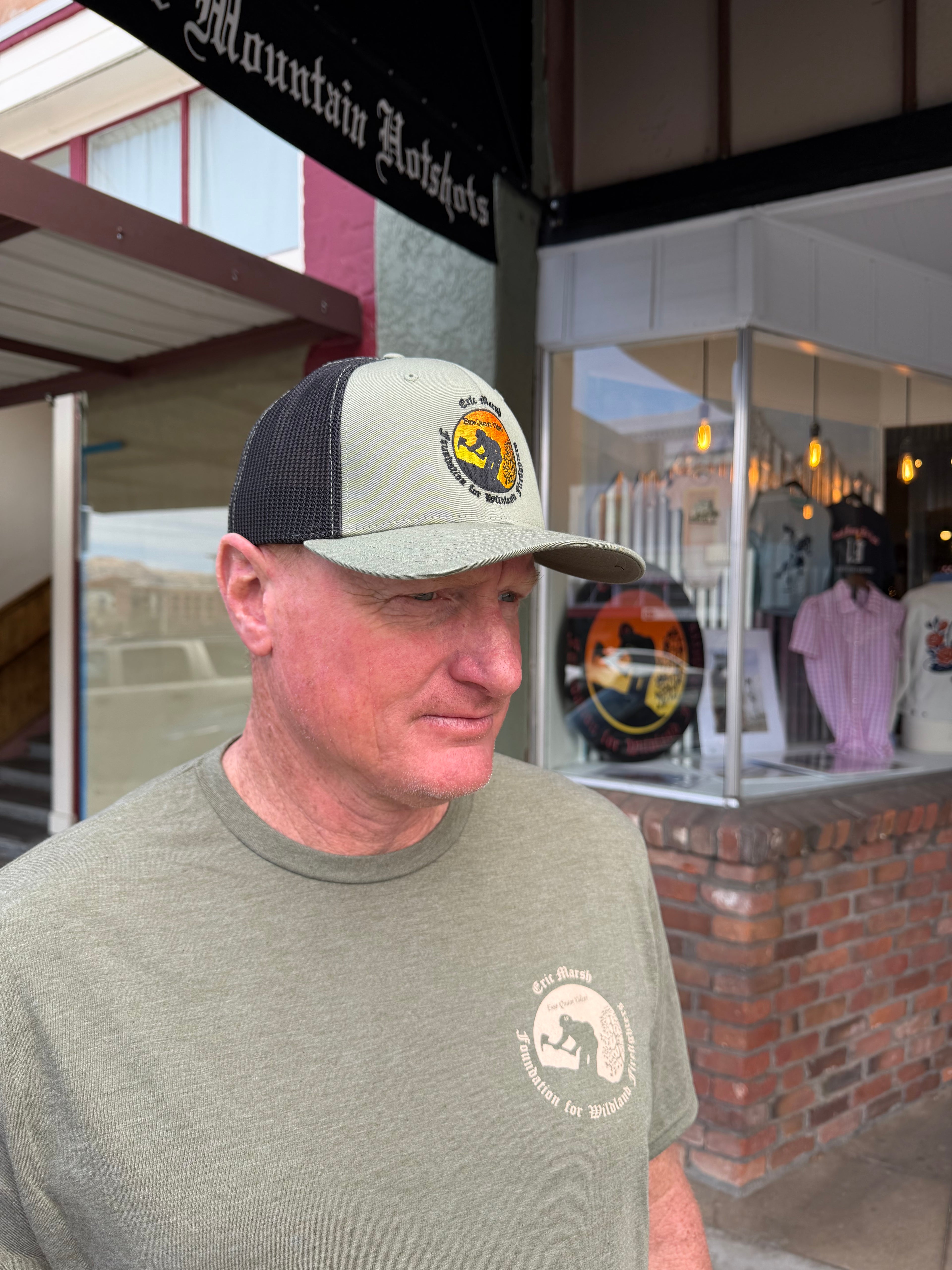 OG EMF Sunset Logo Flex Fit Hat