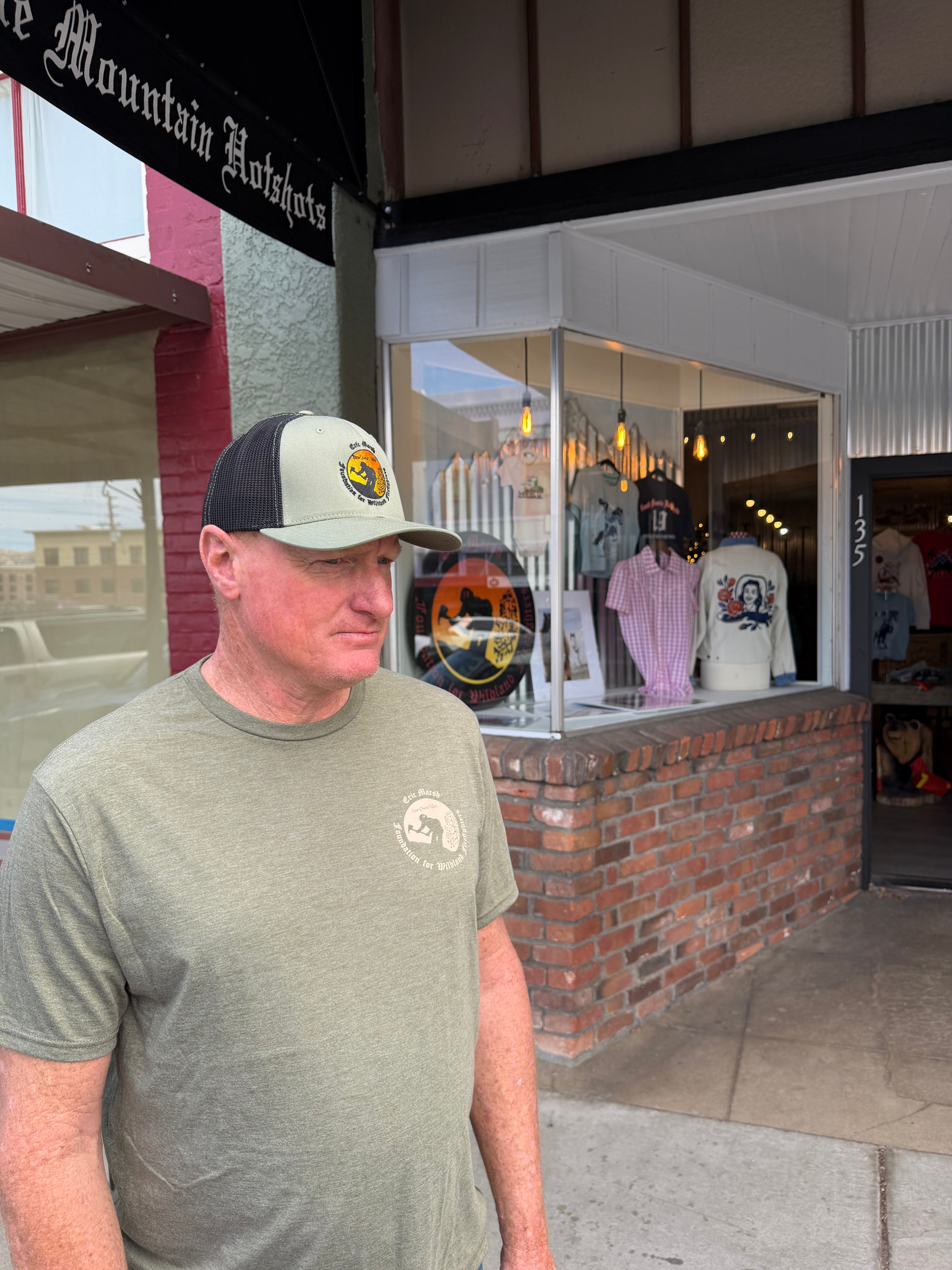 OG EMF Sunset Logo Flex Fit Hat