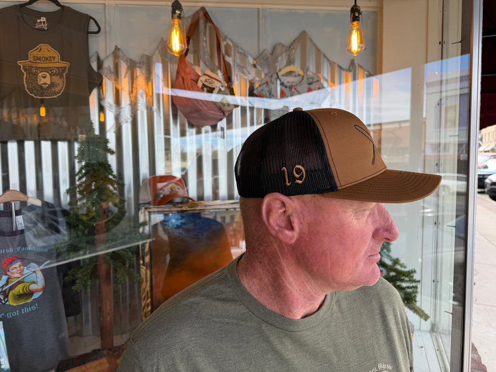 Saw & Pulaski Snap Back Trucker Hat