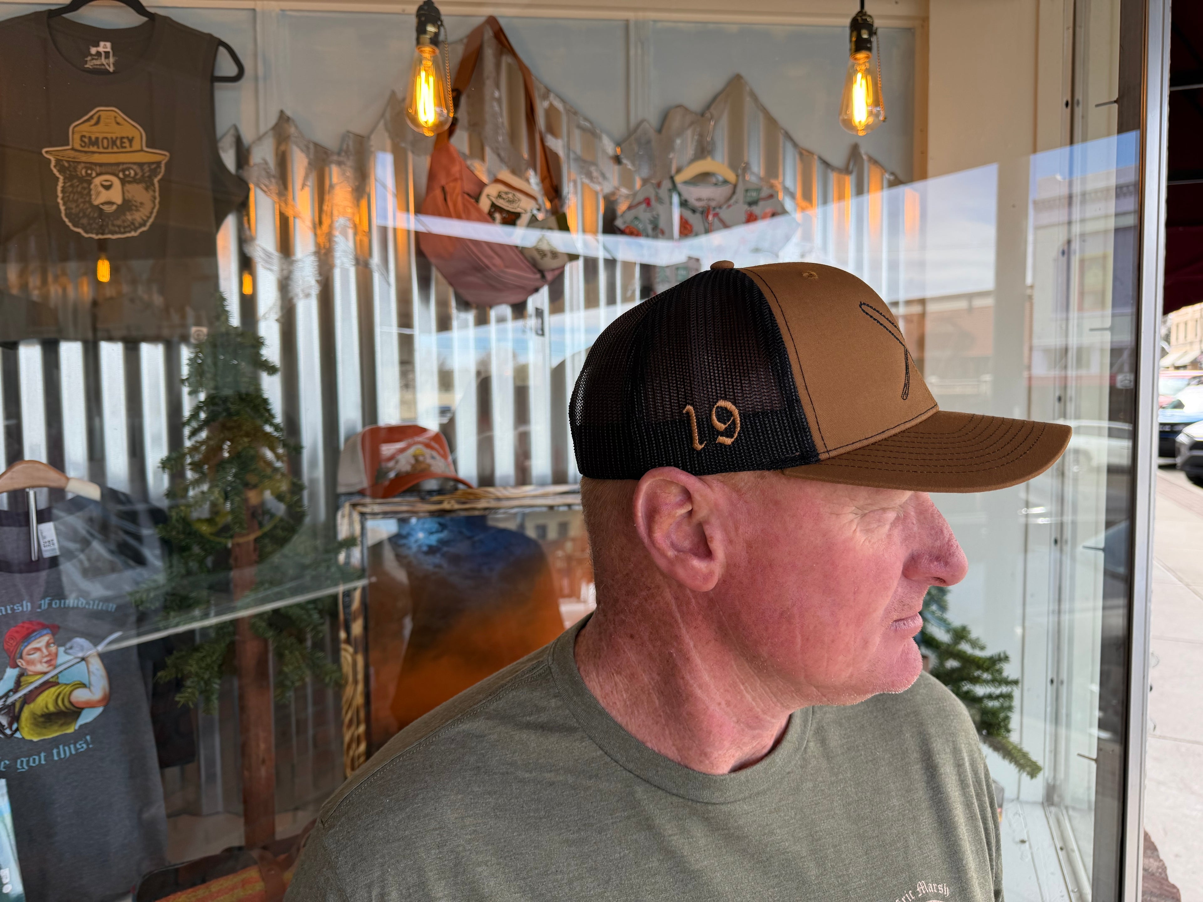 Saw & Pulaski Snap Back Trucker Hat