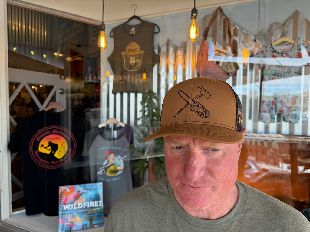 Saw & Pulaski Snap Back Trucker Hat