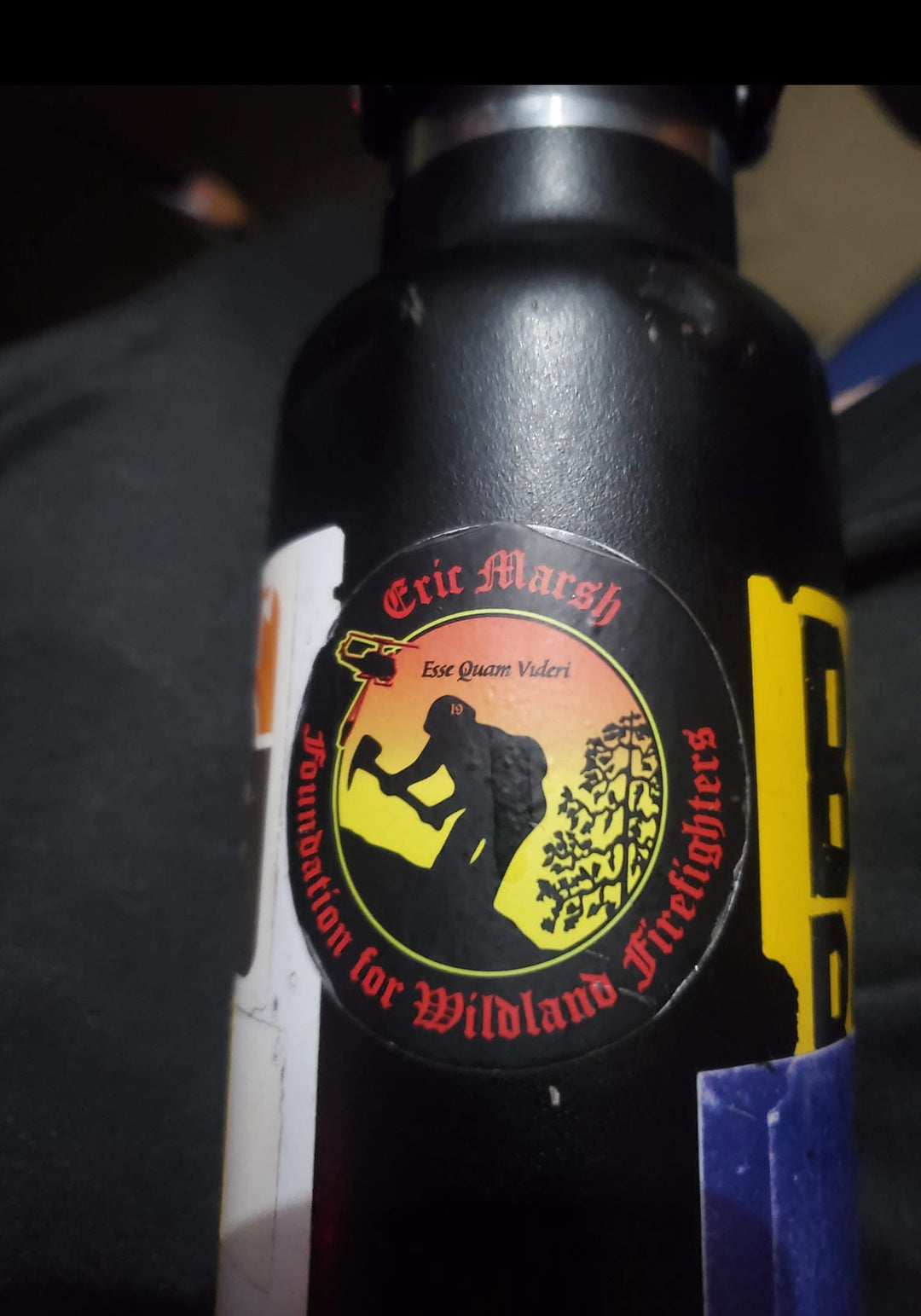 3.5" EMF Helitack logo sticker