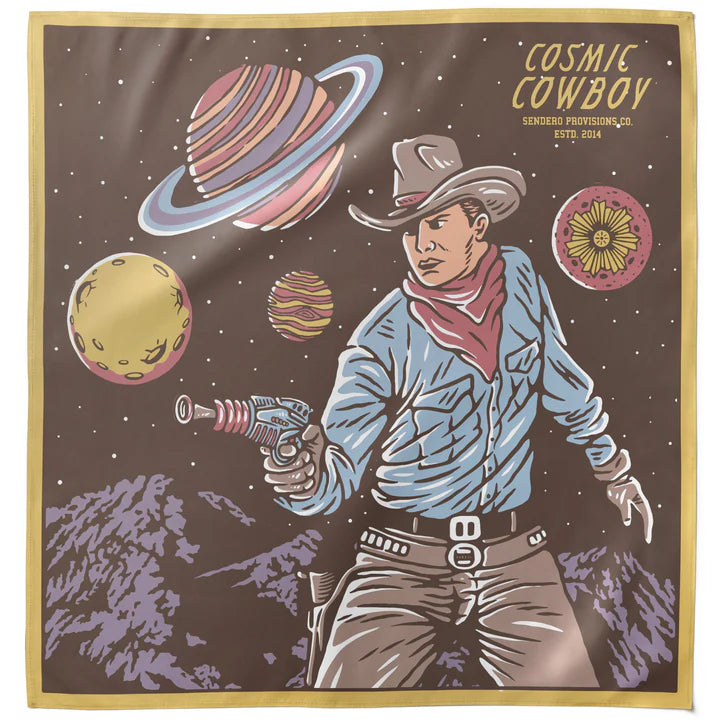 Cosmic Cowboy Bandana Sendero