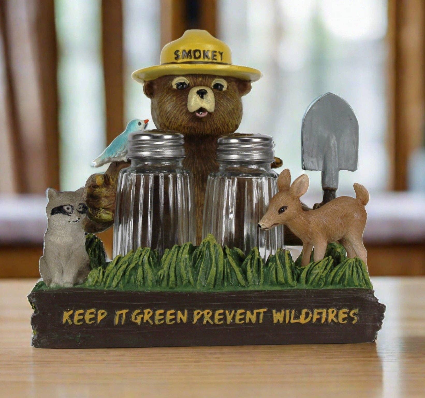 Collectible Salt and Pepper Shakers-Smokey Friends and Nature