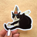 Party Cat Vinyl STICKER