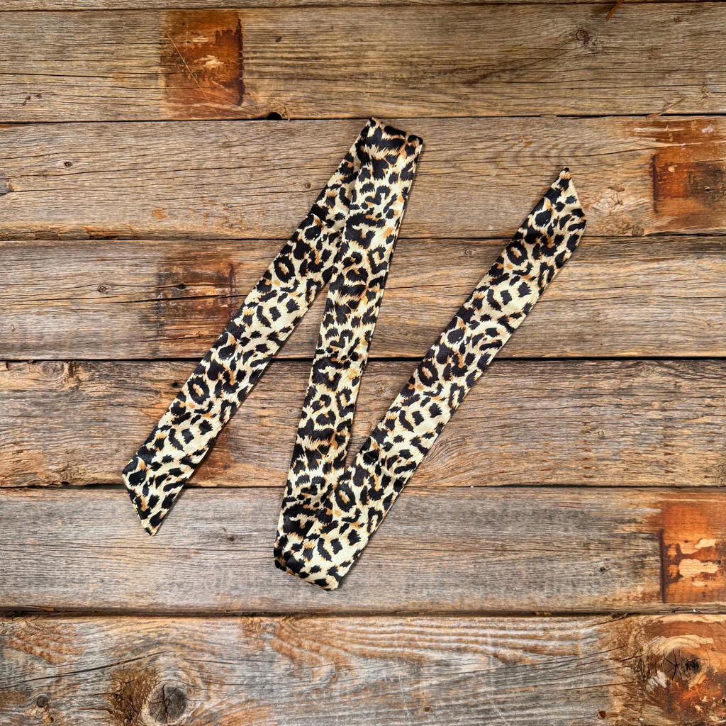 Tan Western Skinny Mini Wild Rag Scarf / Cowgirl Necktie #TW336