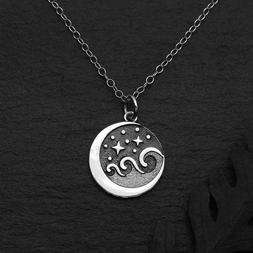 Stary Night Waves Necklace