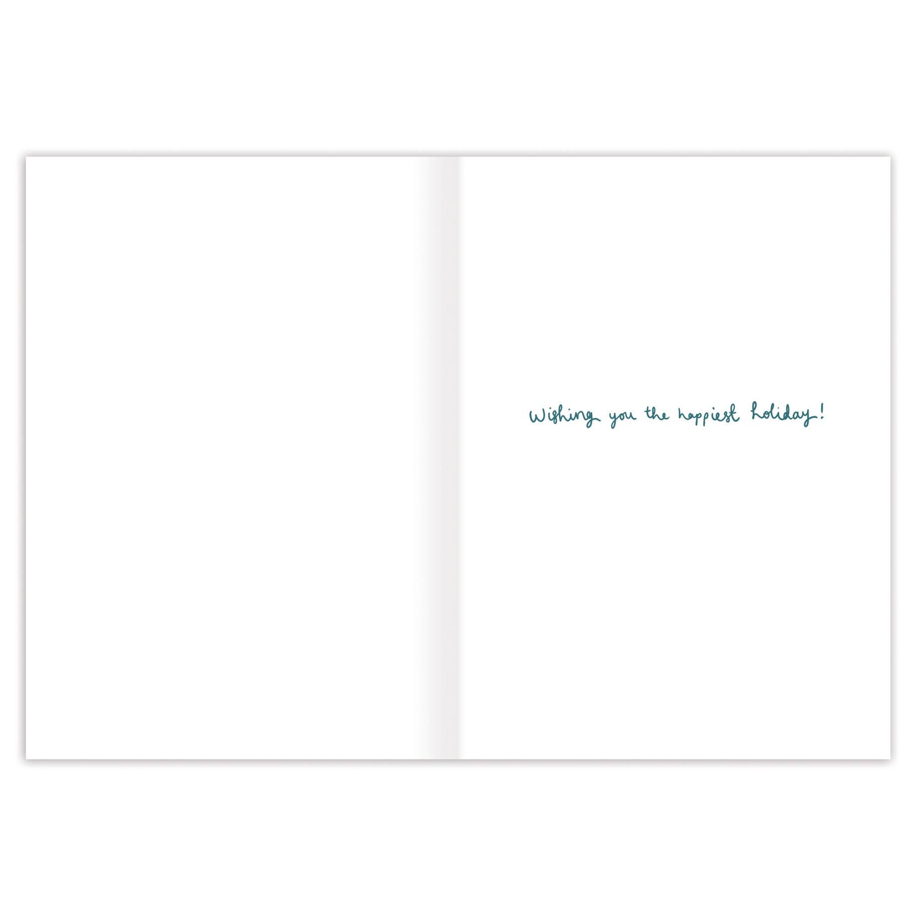 Dachshund Through the Snow Holiday Card