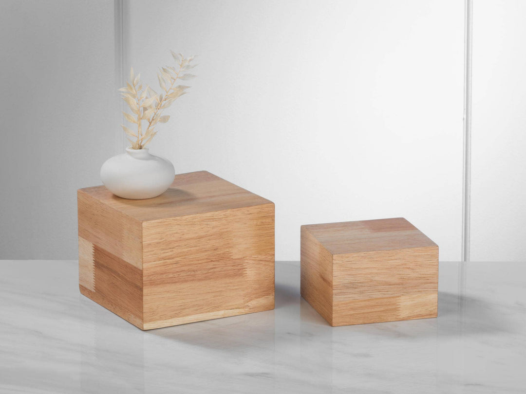 Wood Riser/Container - Set of 2
