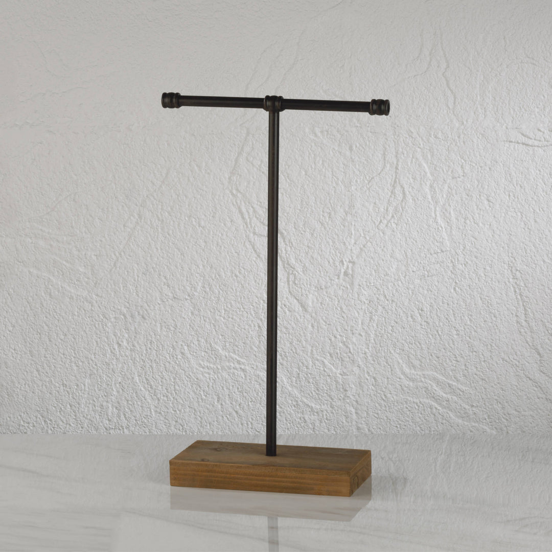 Industrial T-Bar Jewelry Stands