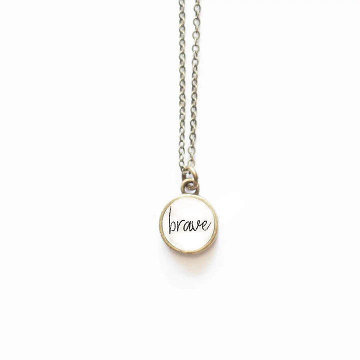 Brave Pendant Silver Tone
