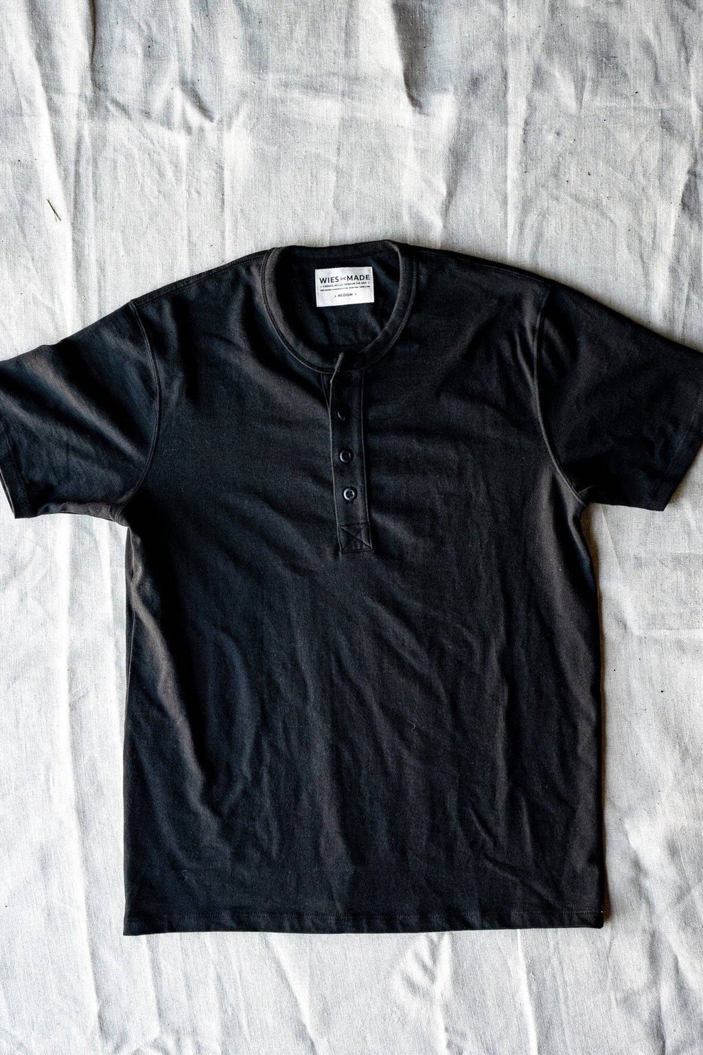Men | Bolinas Henley | Heavyweight 8oz 100% Cotton - Basalt