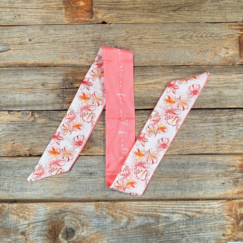 Pink Western Skinny Mini Wild Rag Scarf / Cowgirl Necktie #TW113