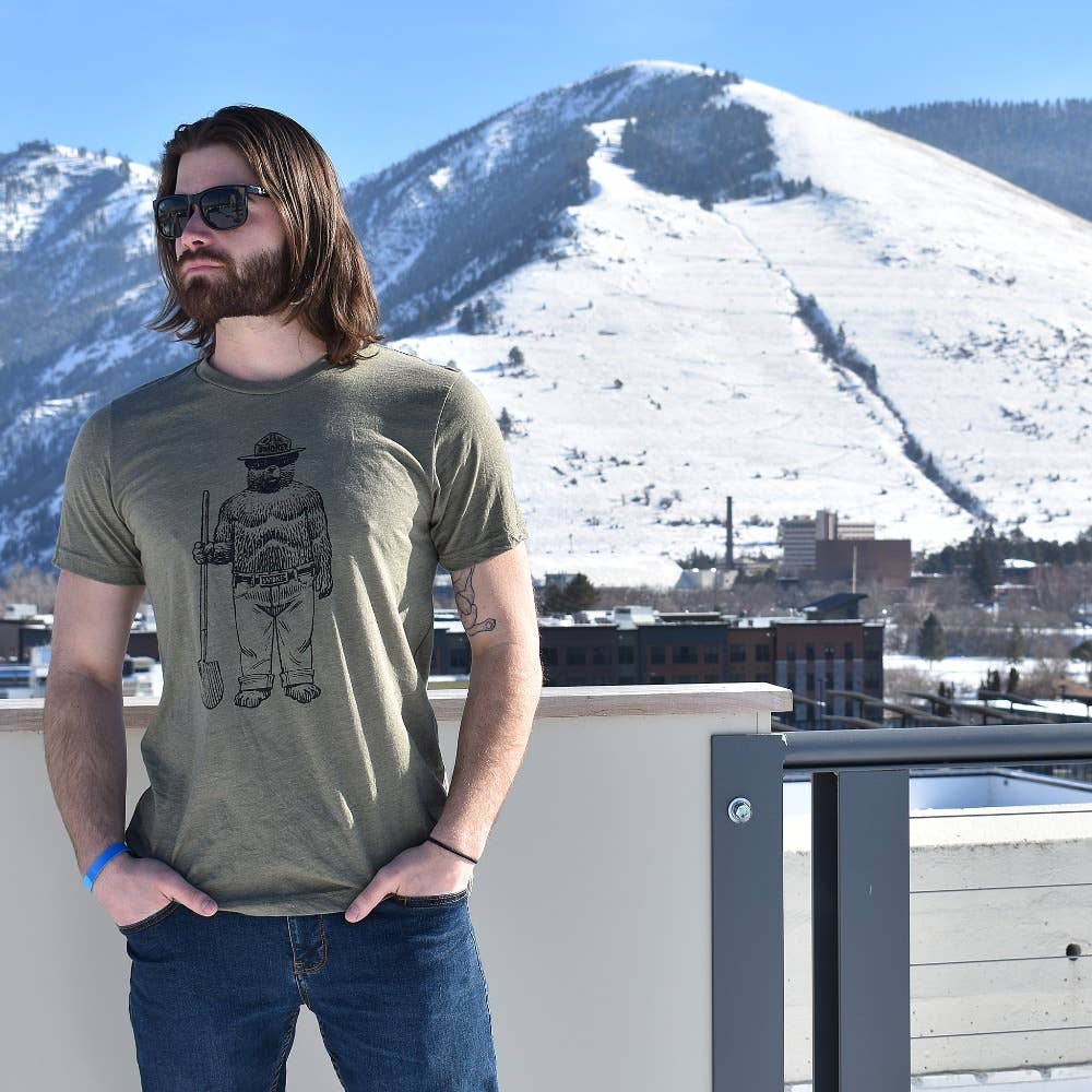 Smokey Bear Shovel Crew T-Shirt