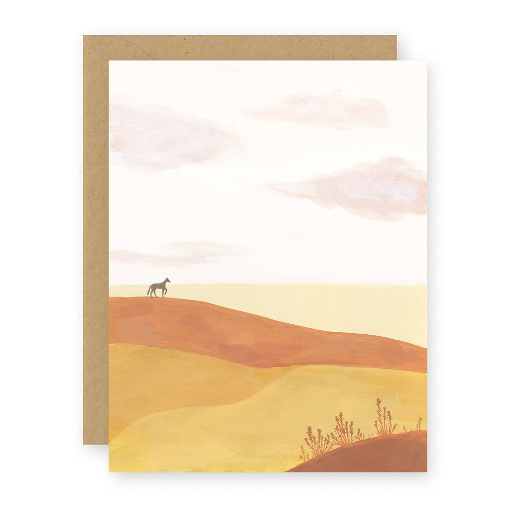 Plains Greeting Card - Painted Landscape Artwork