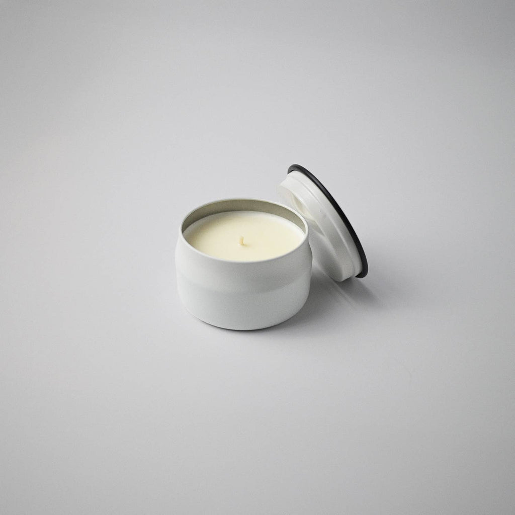 3.75 oz Traveler Tin Candle: Silver Birch