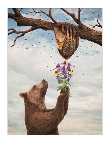The Bee Lover | Artist: Paula Bella Flores | FF249
