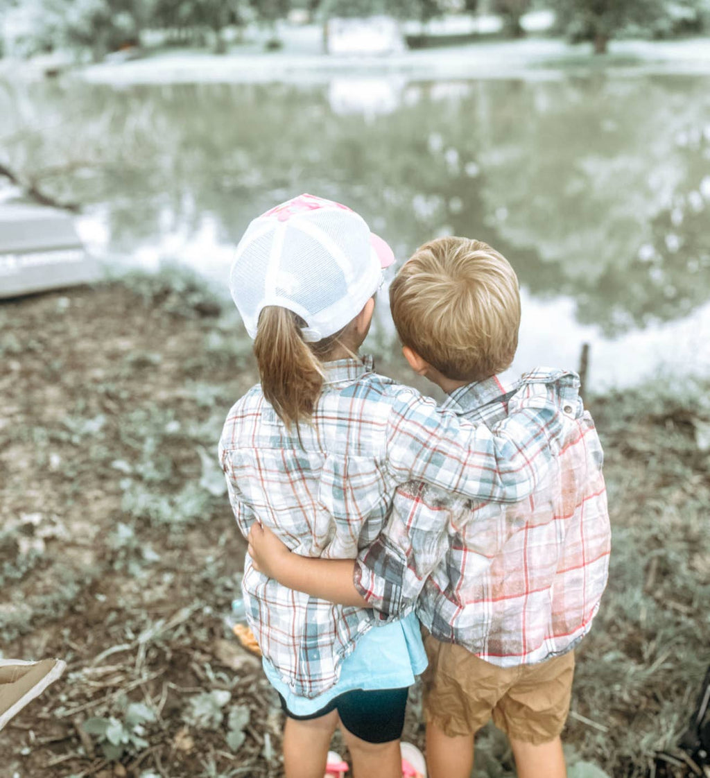 Toddler Upcycled bleached flannels