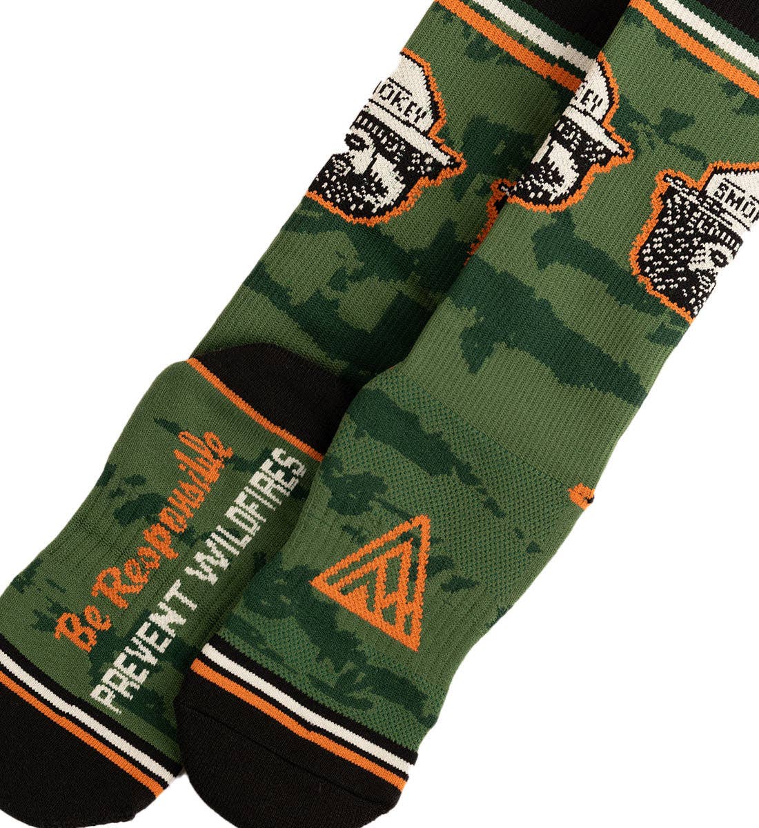 Smokey 2 Pack crew socks green