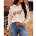 The Good Horse Floral Hoodie