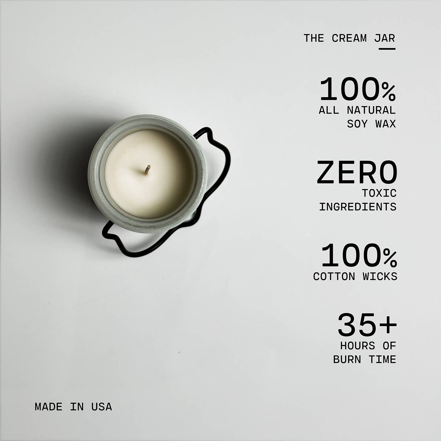 5 oz Cream Jar Candle: Berries & Cream
