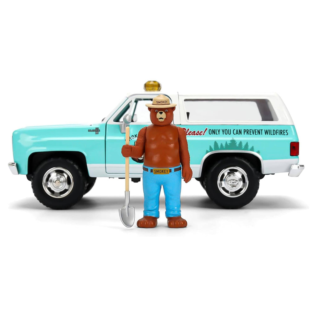 Collectible Smokey Bear 1:24 HWR '80 Chevy Blazer w/ Smokey Bear