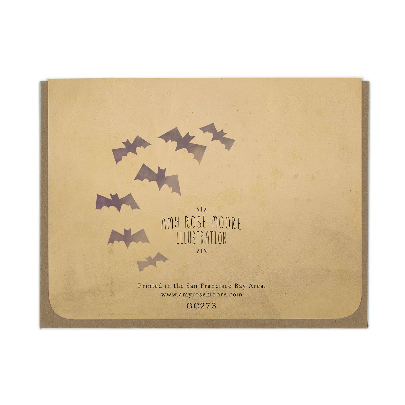 Tiny Bat Cat - Blank Card