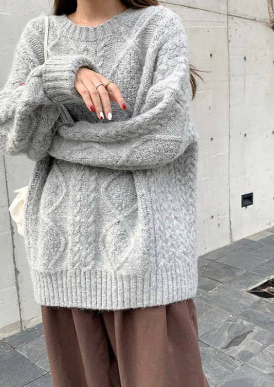 Heavy Super Soft Oversized Classic Fisherman Sweater
