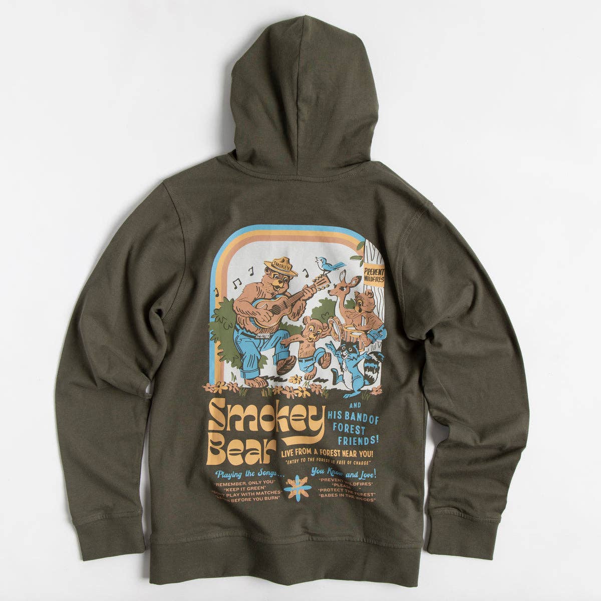 Hoodie Smokey's Band Unisex Lightweight