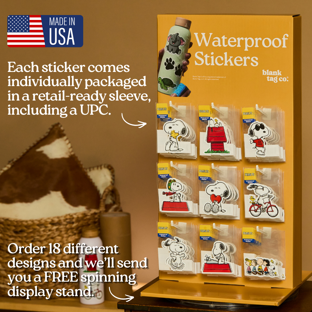 Peanuts® Waterproof Sticker - Joe Cool