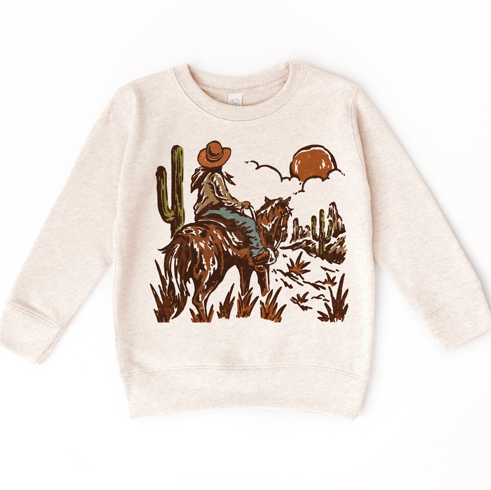 Cowgirl Riding Off In The Sunset Shirt - Girls Western Cowgirl Tee