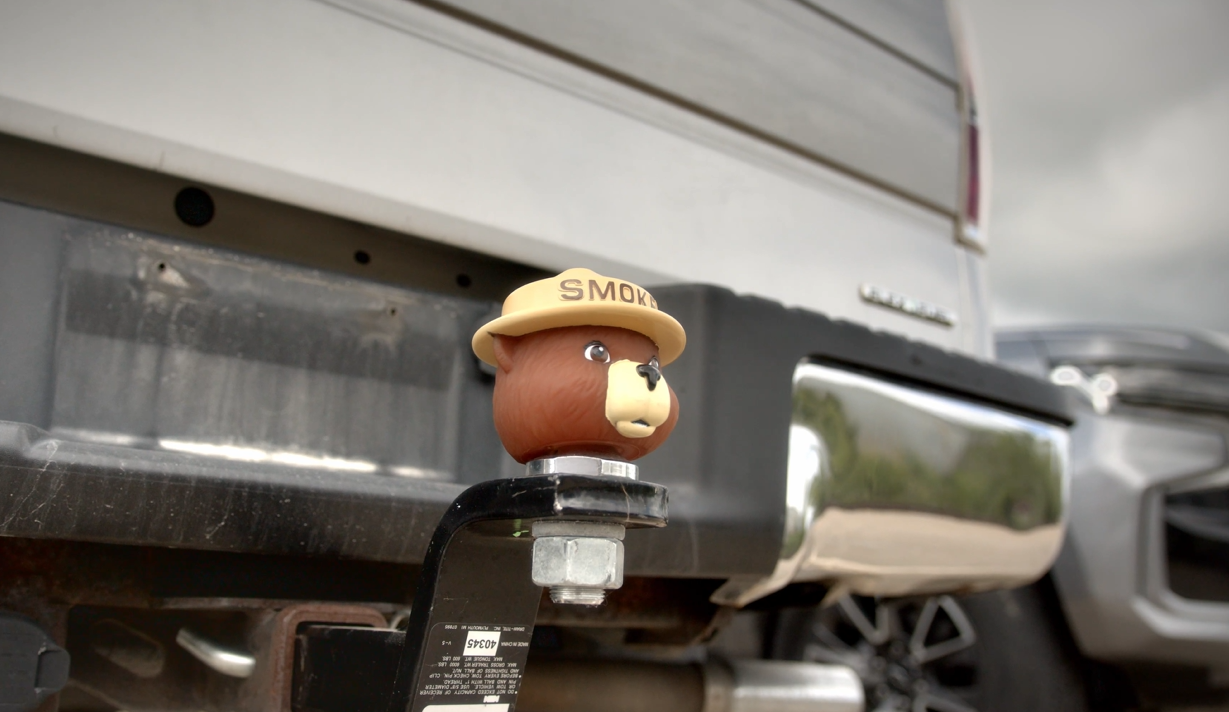 Trailer Ball Cover-Smokey Bear