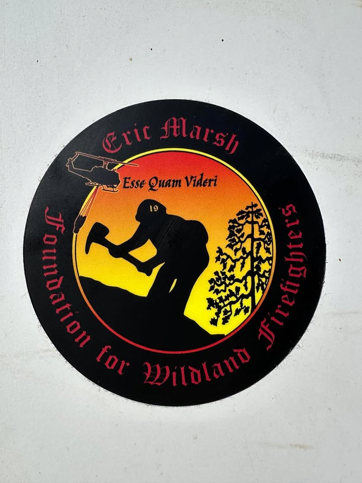 3.5" EMF Helitack logo sticker